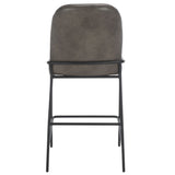 Safavieh Ivey Counter Stool Grey / Black 19.8" x 21.8" x 38"