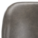 Safavieh Ivey Counter Stool Grey / Black 19.8" x 21.8" x 38"