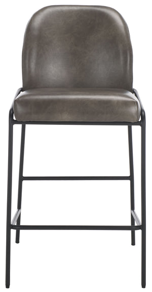 Safavieh Ivey Counter Stool Grey / Black 19.8" x 21.8" x 38"