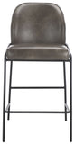 Safavieh Ivey Counter Stool Grey / Black 19.8" x 21.8" x 38"