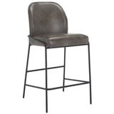 Safavieh Ivey Counter Stool Grey / Black 19.8" x 21.8" x 38"