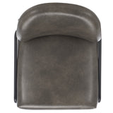 Safavieh Ivey Counter Stool Grey / Black 19.8" x 21.8" x 38"