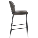 Safavieh Ivey Bar Stool Grey / Black 19.8" x 21.8" x 41.7"