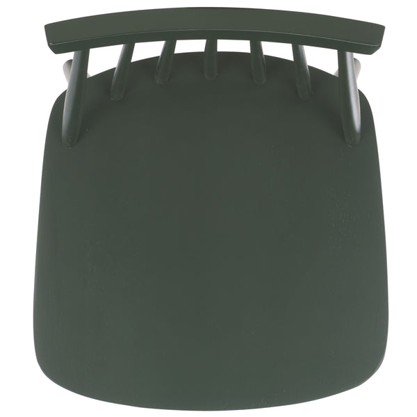 Safavieh Beaufort Bar Stool Set Of 2 - Stylish Rubberwood Design With Open Air Spindle Back For Any Decor Garden Green Wood Bst8500g-set2