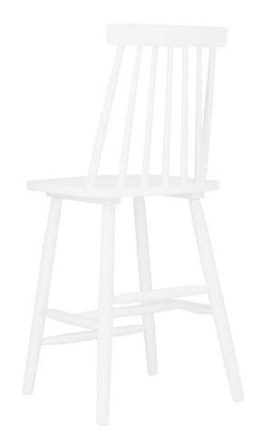 Safavieh BEAUFORT Counter Stool - Stylish Spindle Back Design for Modern Farmhouse Charm - Set of Two White BST8501A-SET2