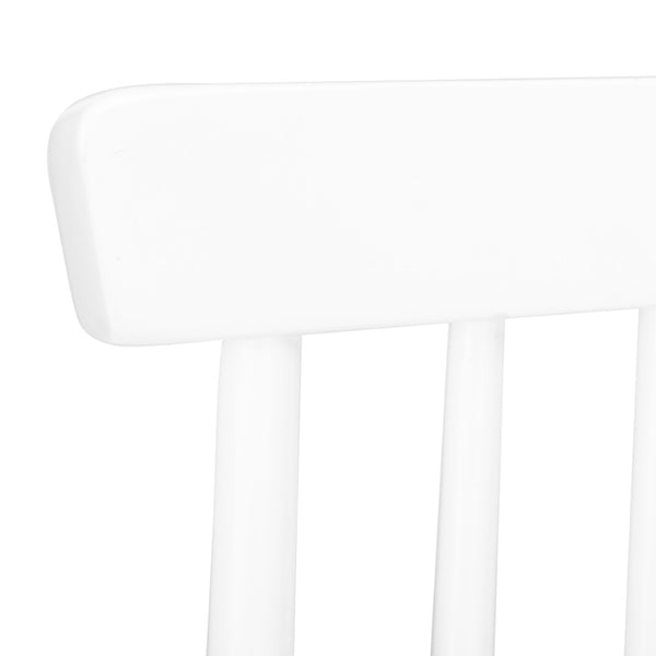 Safavieh BEAUFORT Counter Stool - Stylish Spindle Back Design for Modern Farmhouse Charm - Set of Two White BST8501A-SET2
