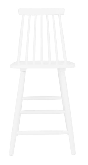 Safavieh BEAUFORT Counter Stool - Stylish Spindle Back Design for Modern Farmhouse Charm - Set of Two White BST8501A-SET2