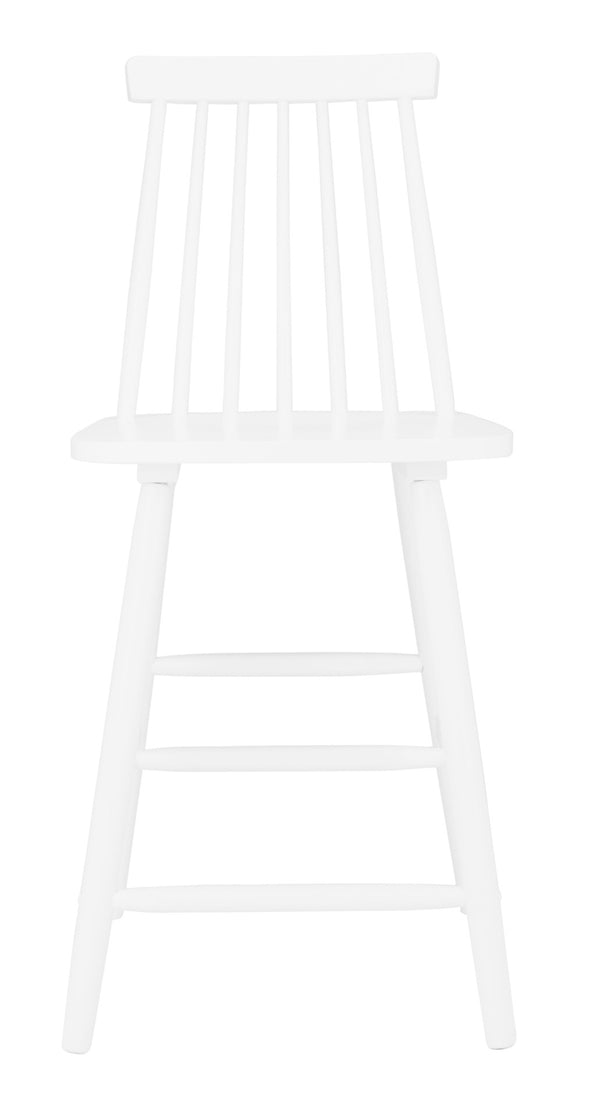 Safavieh BEAUFORT Counter Stool - Stylish Spindle Back Design for Modern Farmhouse Charm - Set of Two White BST8501A-SET2