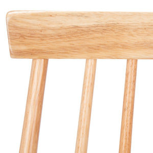 Safavieh BEAUFORT Counter Stool - Stylish Spindle Back Design for Modern Farmhouse Charm - Set of Two Natural BST8501C-SET2
