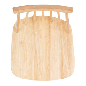 Safavieh BEAUFORT Counter Stool - Stylish Spindle Back Design for Modern Farmhouse Charm - Set of Two Natural BST8501C-SET2