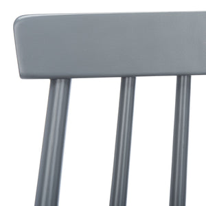 Safavieh BEAUFORT Counter Stool - Stylish Spindle Back Design for Modern Farmhouse Charm - Set of Two Grey BST8501D-SET2