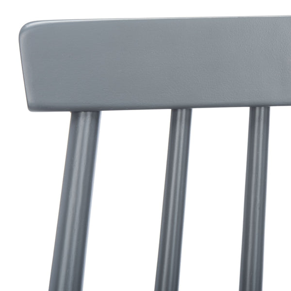 Safavieh BEAUFORT Counter Stool - Stylish Spindle Back Design for Modern Farmhouse Charm - Set of Two Grey BST8501D-SET2