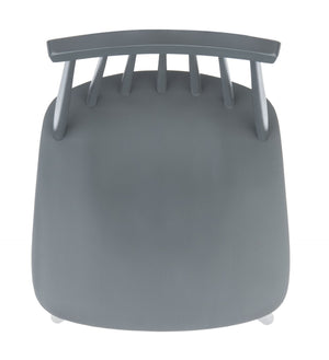 Safavieh BEAUFORT Counter Stool - Stylish Spindle Back Design for Modern Farmhouse Charm - Set of Two Grey BST8501D-SET2