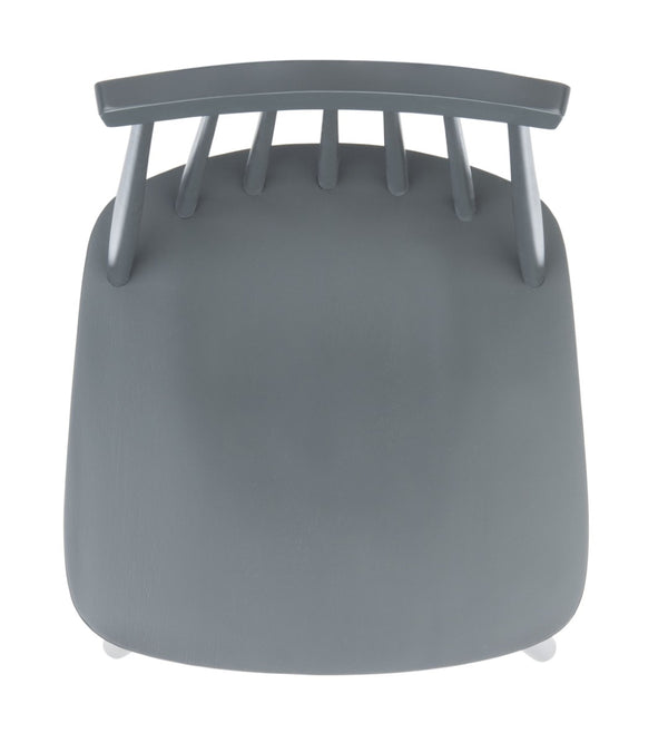 Safavieh BEAUFORT Counter Stool - Stylish Spindle Back Design for Modern Farmhouse Charm - Set of Two Grey BST8501D-SET2