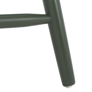 Safavieh Beaufort Counter Stool Set Of 2 - Modern Farmhouse Charm With Iconic Spindle Back And Rubberwood Frame Garden Green Wood Bst8501g-set2