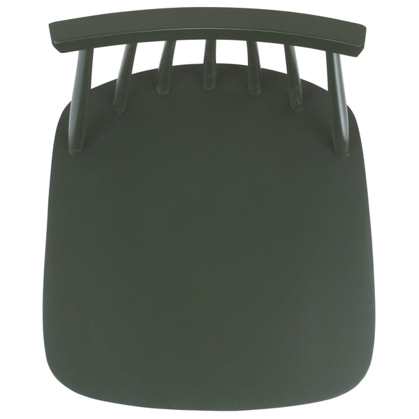 Safavieh Beaufort Counter Stool Set Of 2 - Modern Farmhouse Charm With Iconic Spindle Back And Rubberwood Frame Garden Green Wood Bst8501g-set2