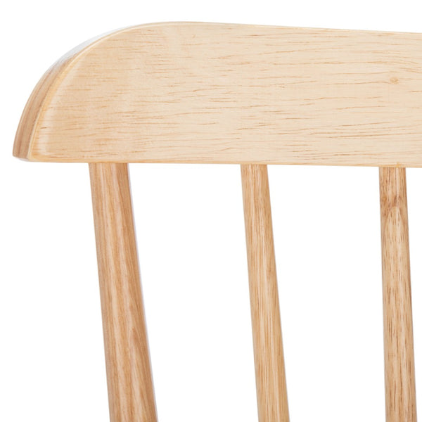 Safavieh GALENA Bar Stool Set of Two - Timeless Farmhouse Design for Stylish Home Bars and Kitchen Spaces Natural BST8502C-SET2