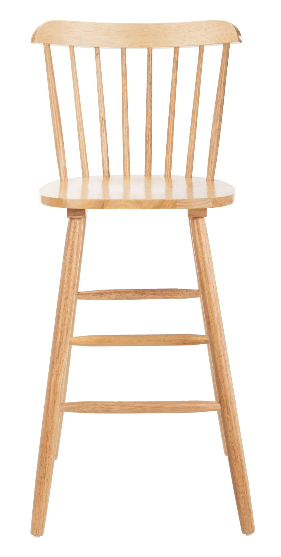 Safavieh GALENA Bar Stool Set of Two - Timeless Farmhouse Design for Stylish Home Bars and Kitchen Spaces Natural BST8502C-SET2
