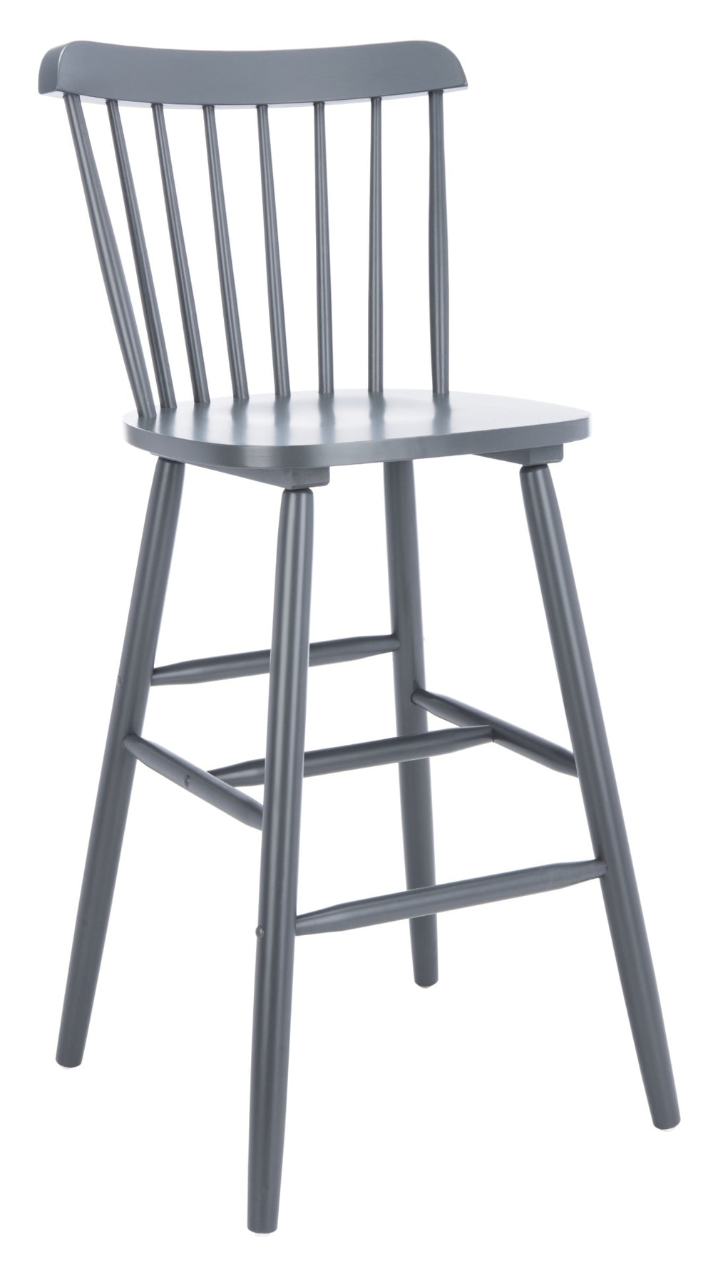 Safavieh GALENA Bar Stool Set of Two - Classic Grey Farmhouse Style for Kitchen, Bar & Counter Seating BST8502D-SET2