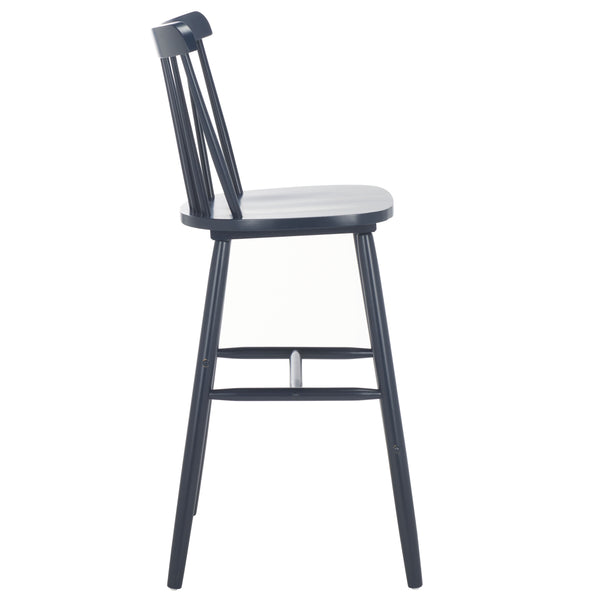 Safavieh Galena Bar Stool Set Of 2 – Timeless Farmhouse Elegance In Classic Americana Style For Any Space Grey Wood Bst8502e-set2