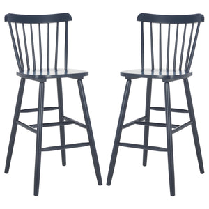 Safavieh Galena Bar Stool Set Of 2 – Timeless Farmhouse Elegance In Classic Americana Style For Any Space Grey Wood Bst8502e-set2