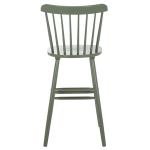 Safavieh Galena Bar Stool Set Of 2 – Timeless Farmhouse Elegance In Classic Americana Style For Any Space Dusty Green Wood Bst8502f-set2