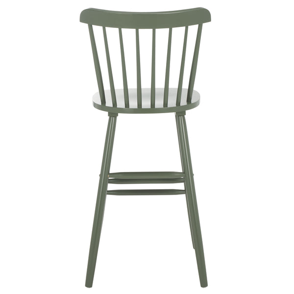 Safavieh Galena Bar Stool Set Of 2 – Timeless Farmhouse Elegance In Classic Americana Style For Any Space Dusty Green Wood Bst8502f-set2