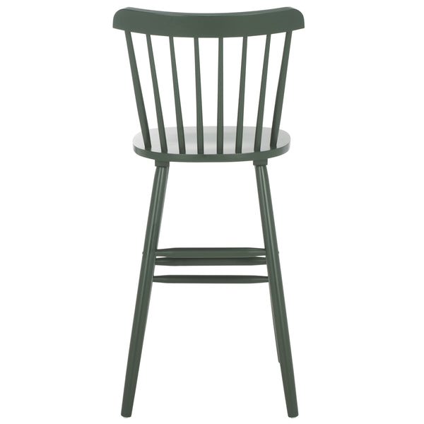 Safavieh Galena Bar Stool Set Of 2 – Timeless Farmhouse Elegance In Classic Americana Style For Any Space Garden Green Wood Bst8502g-set2
