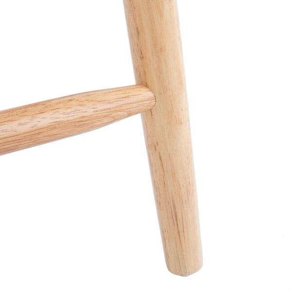 Safavieh GALENA Counter Stool - Timeless Farmhouse Charm with Classic Spindle Back and Durable Rubberwood Design Natural BST8503C-SET2