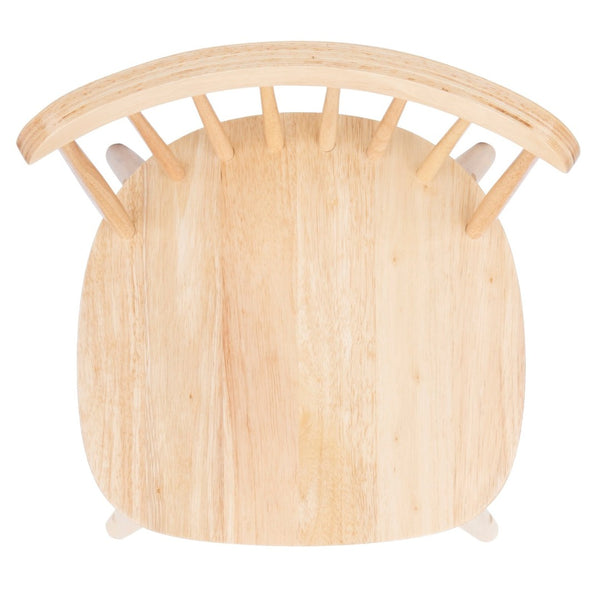Safavieh GALENA Counter Stool - Timeless Farmhouse Charm with Classic Spindle Back and Durable Rubberwood Design Natural BST8503C-SET2