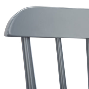 Safavieh GALENA Counter Stool - Timeless Farmhouse Charm with Classic Spindle Back and Durable Rubberwood Design Grey BST8503D-SET2