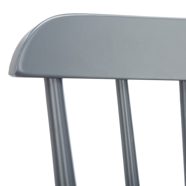 Safavieh GALENA Counter Stool - Timeless Farmhouse Charm with Classic Spindle Back and Durable Rubberwood Design Grey BST8503D-SET2