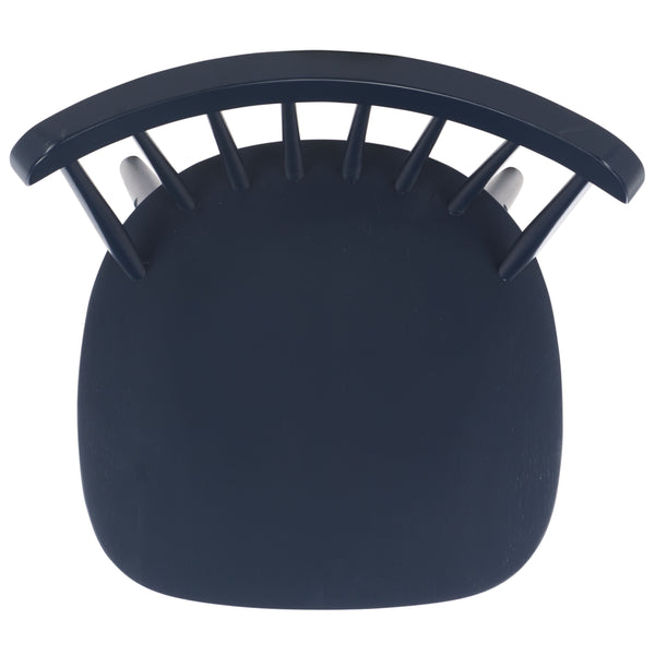 Safavieh Galena Counter Stool Set Of 2 - Chic Spindle Back Design In Classic White For Rustic Kitchen Style Navy Wood Bst8503e-set2