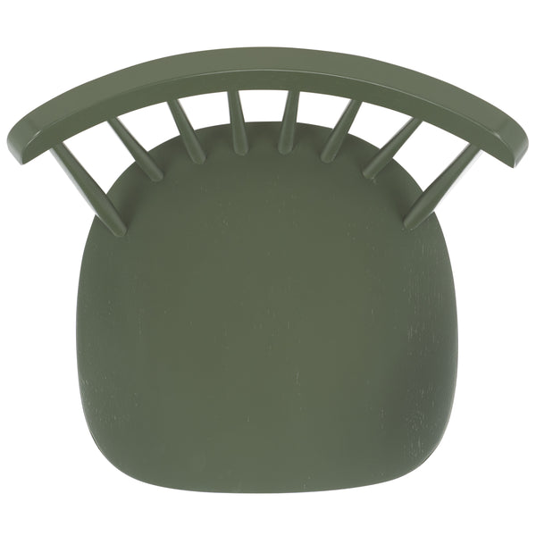 Safavieh Galena Counter Stool Set Of 2 - Chic Spindle Back Design In Classic White For Rustic Kitchen Style Dusty Green Wood Bst8503f-set2