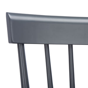 Safavieh PROVIDENCE Bar Stool Set – Timeless Spindle Back Design for Elegant Home Bars & Kitchen Spaces Grey BST8504D-SET2