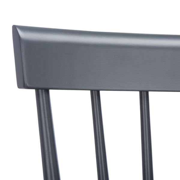 Safavieh PROVIDENCE Bar Stool Set – Timeless Spindle Back Design for Elegant Home Bars & Kitchen Spaces Grey BST8504D-SET2