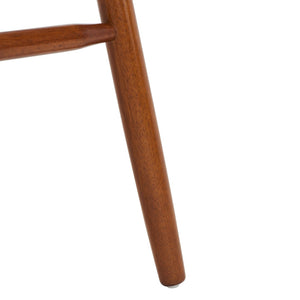 Safavieh PROVIDENCE Bar Stool Set – Timeless Spindle Back Design for Elegant Home Bars & Kitchen Spaces Walnut BST8504F-SET2