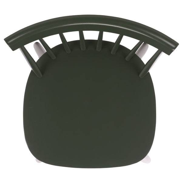 Safavieh Providence Bar Stool Set Of 2 - Elegant Rubberwood Design With Classic Spindle Back For Stylish Decor Dusty Green Wood Bst8504g-set2