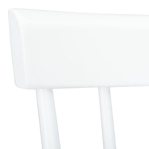 Safavieh PROVIDENCE Counter Stool Set of Two - Farmhouse Charm with Timeless Spindle-Back Design & Comfort White BST8505A-SET2