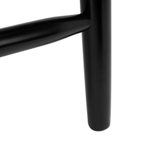 Safavieh PROVIDENCE Counter Stool Set of Two - Farmhouse Charm with Timeless Spindle-Back Design & Comfort Black BST8505B-SET2