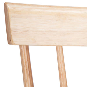 Safavieh PROVIDENCE Counter Stool Set of Two - Farmhouse Charm with Timeless Spindle-Back Design & Comfort Natural BST8505C-SET2