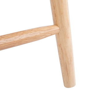 Safavieh PROVIDENCE Counter Stool Set of Two - Farmhouse Charm with Timeless Spindle-Back Design & Comfort Natural BST8505C-SET2