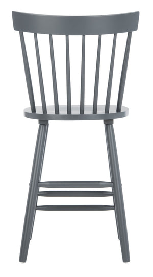 Safavieh PROVIDENCE Counter Stool Set of Two - Farmhouse Charm with Timeless Spindle-Back Design & Comfort Grey BST8505D-SET2