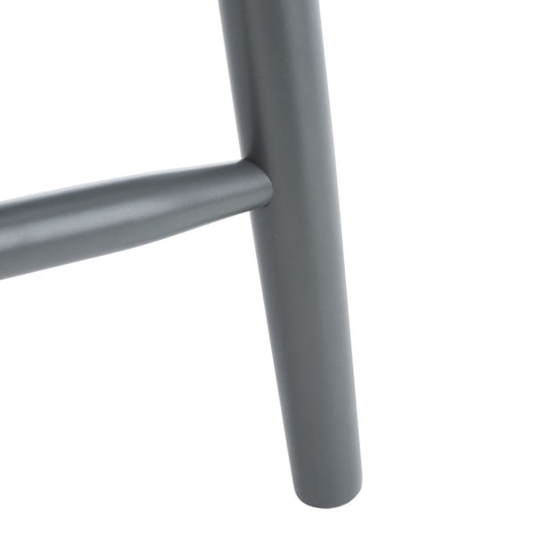 Safavieh PROVIDENCE Counter Stool Set of Two - Farmhouse Charm with Timeless Spindle-Back Design & Comfort Grey BST8505D-SET2