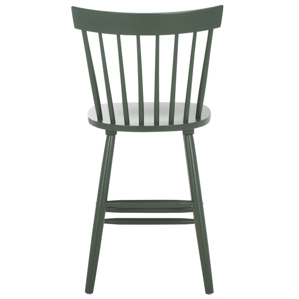 Safavieh Providence Counter Stools - Stylish Farmhouse Spindle Back Design For Modern Home Décor, Set Of 2 Garden Green Wood Bst8505h-set2