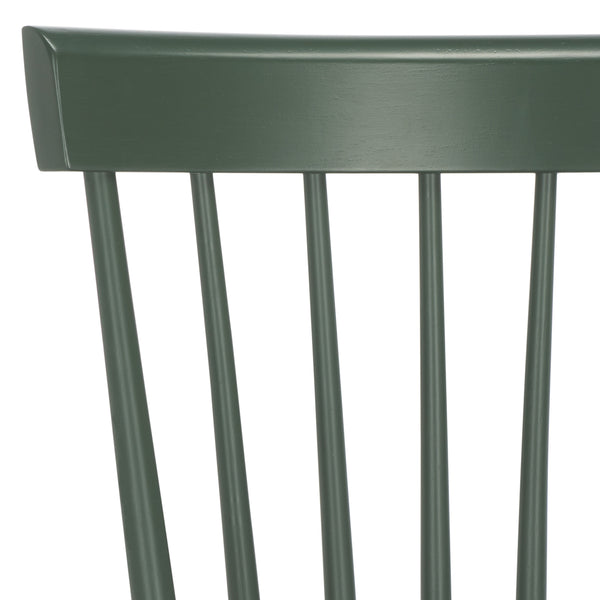 Safavieh Providence Counter Stools - Stylish Farmhouse Spindle Back Design For Modern Home Décor, Set Of 2 Garden Green Wood Bst8505h-set2