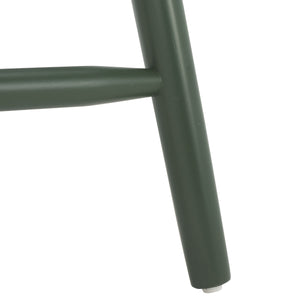 Safavieh Providence Counter Stools - Stylish Farmhouse Spindle Back Design For Modern Home Décor, Set Of 2 Garden Green Wood Bst8505h-set2