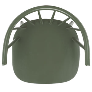 Safavieh Blanchard Counter Stool Set Of 2 - Elegant Rubberwood Design With Antique-inspired Curves And Style Dusty Green Wood Bst8506h-set2