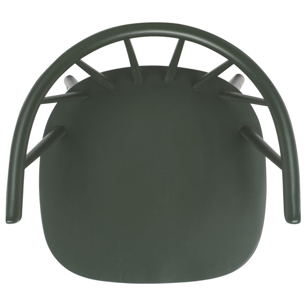 Safavieh Blanchard Counter Stool Set Of 2 - Elegant Rubberwood Design With Antique-inspired Curves And Style Garden Green Wood Bst8506j-set2