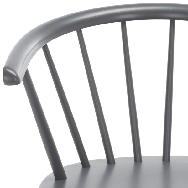 Safavieh BLANCHARD Bar Stool Set of Two – Timeless Vintage-Inspired Design for Modern Kitchens & Bars Grey BST8507C-SET2